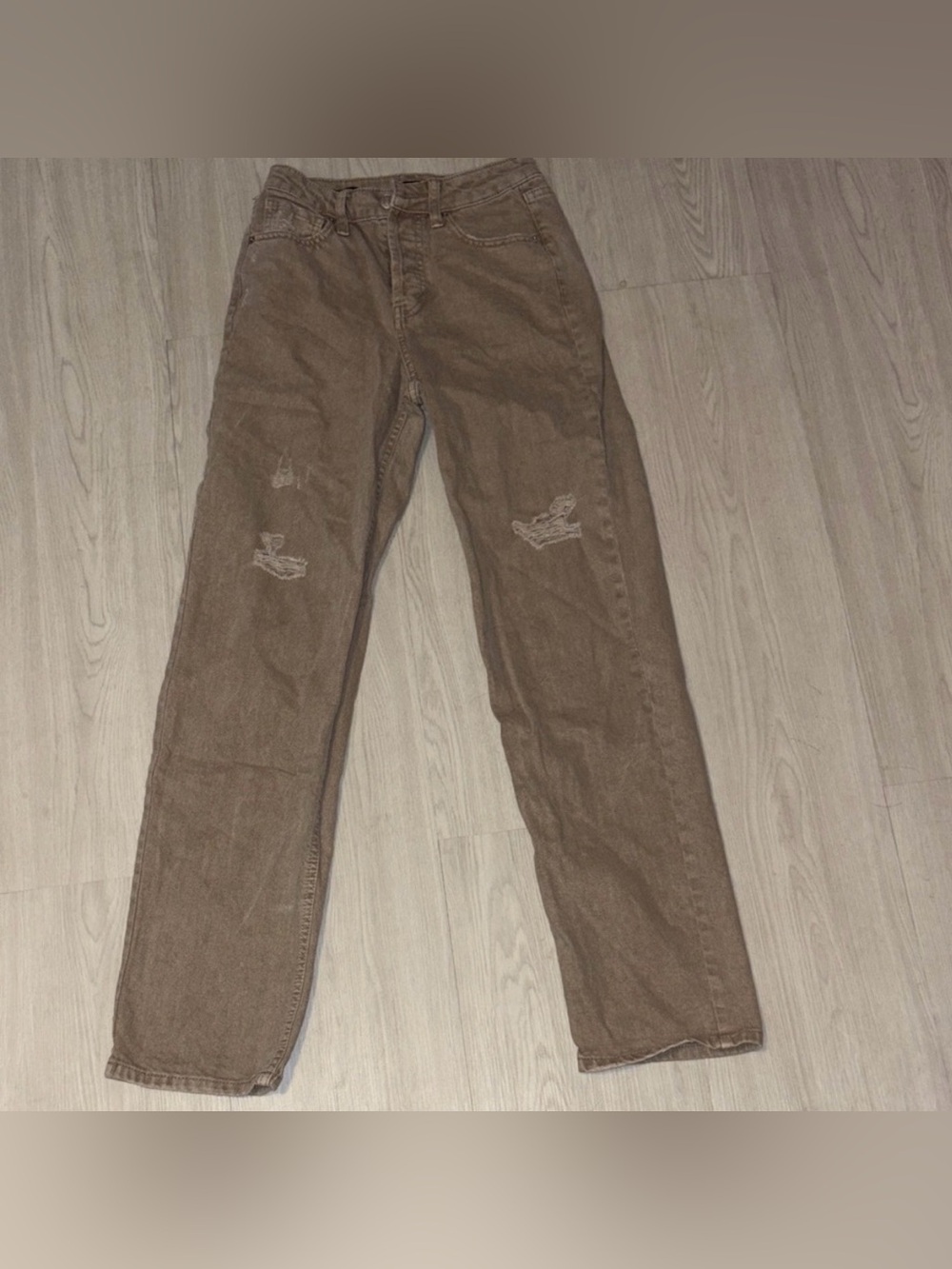 WILD FABLE Tan Button-Fly Jeans size 0